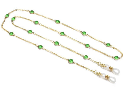 X-YCMKG210064 Stainless steel with jewel crystal chain