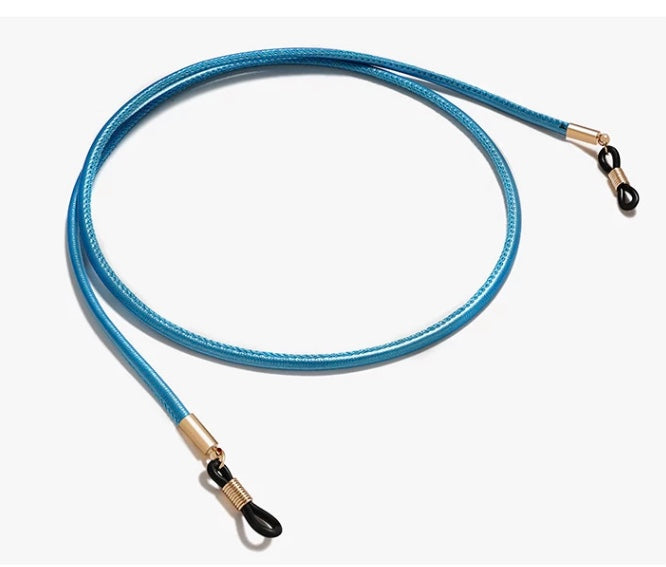 X-leather round eyeglass holder in 8 colors