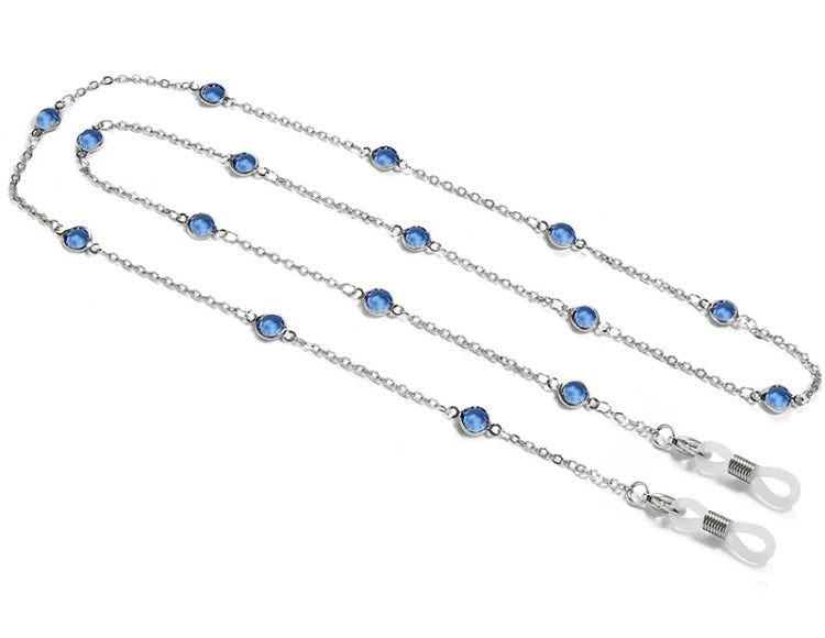 X-YCMKG210064 Stainless steel with jewel crystal chain