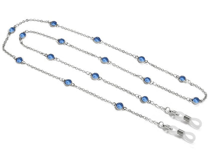 X-YCMKG210064 Stainless steel with jewel crystal chain