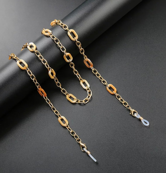 X-Variety of Oval acrylic and metal chains
