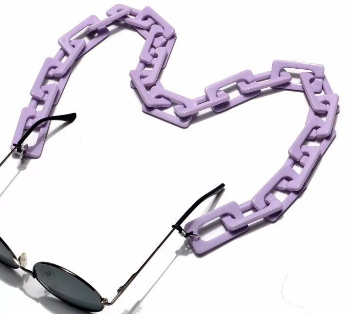 X-YMK21000 Flat rectangular link eyeglass chain. New release.