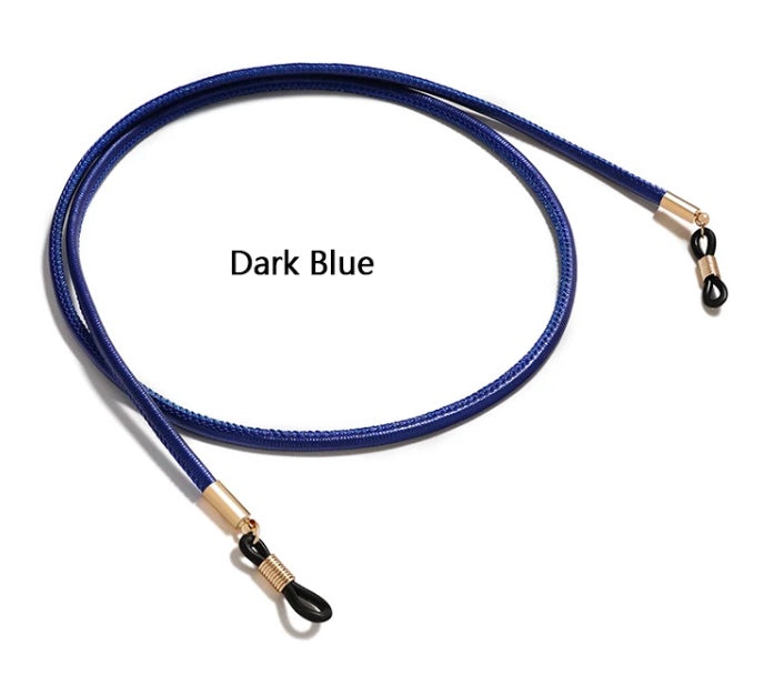 X-leather round eyeglass holder in 8 colors