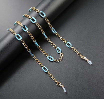 X-Variety of Oval acrylic and metal chains