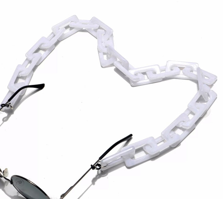 X-YMK21000 Flat rectangular link eyeglass chain. New release.