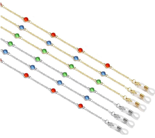 X-YCMKG210064 Stainless steel with jewel crystal chain