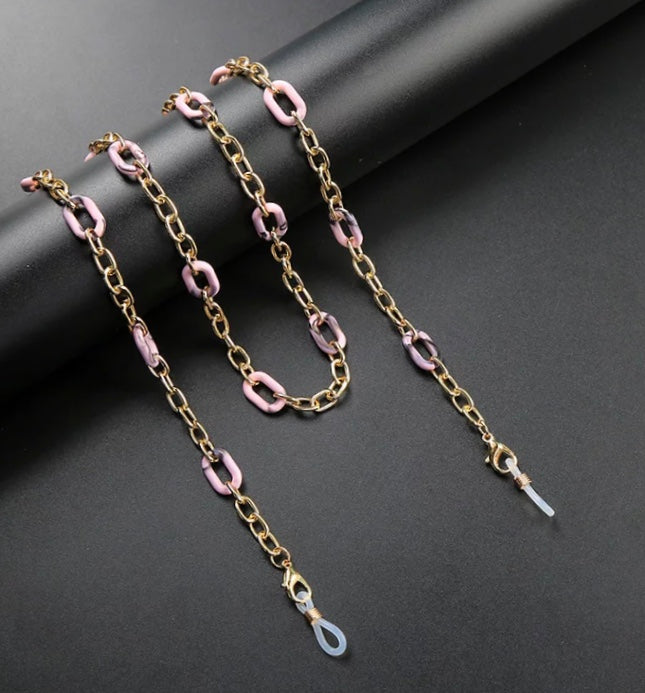 X-Variety of Oval acrylic and metal chains