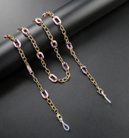 X-Variety of Oval acrylic and metal chains