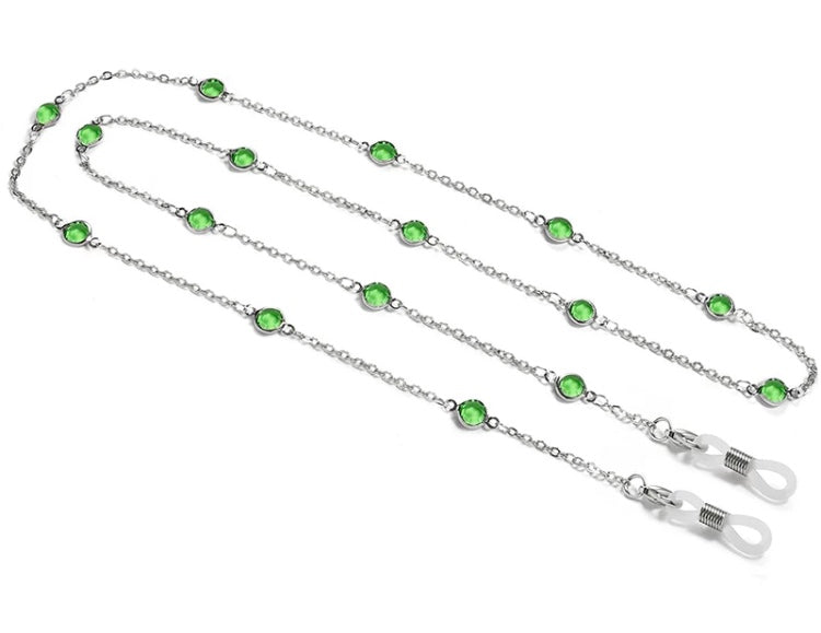 X-YCMKG210064 Stainless steel with jewel crystal chain