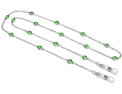 X-YCMKG210064 Stainless steel with jewel crystal chain
