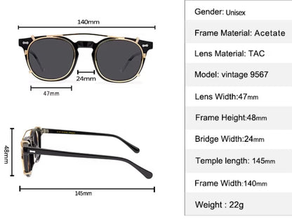 9567 with polarized sun clip