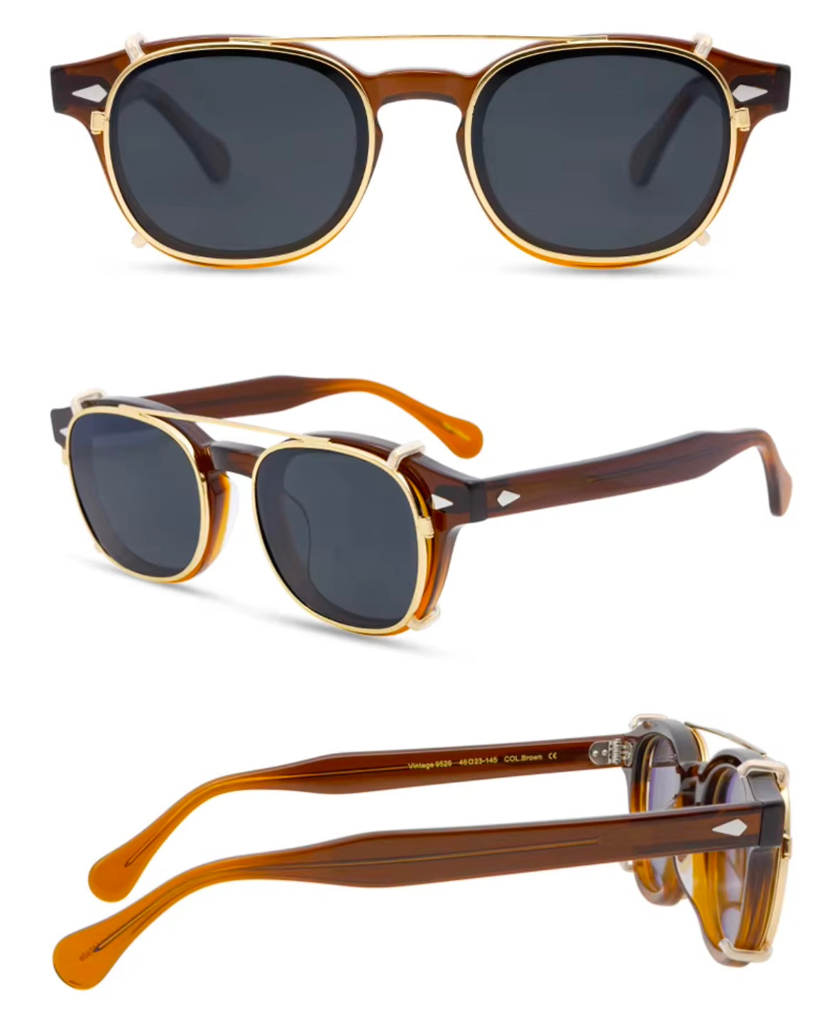Arnel 9526-  with polarized sun clip